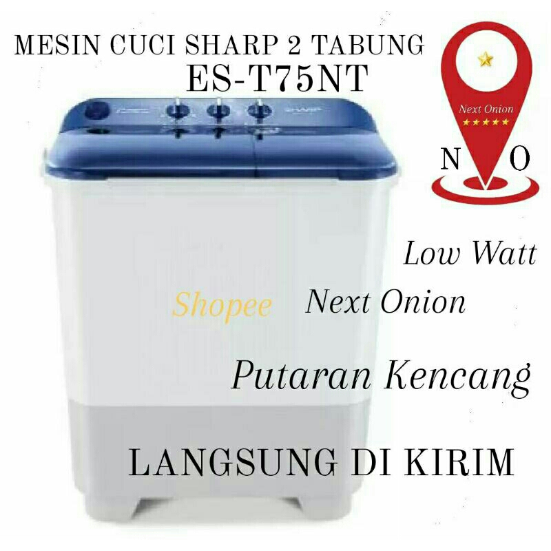 MESIN CUCI SHARP 2 TABUNG 7KG