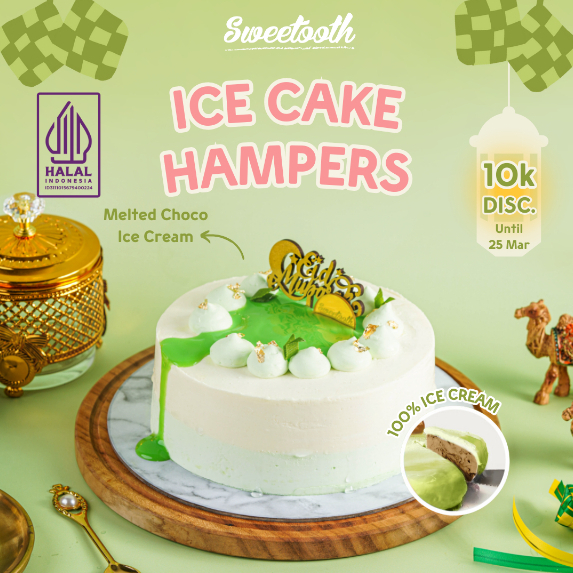 

Ice Cream Cake Sweetooth (Hampers Iftar/Lebaran/Eid Mubarak!)