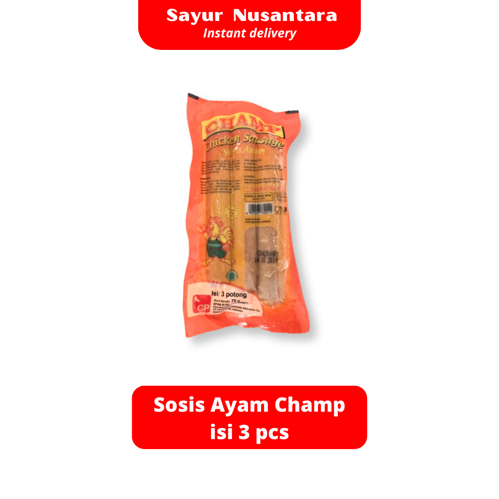 

Sosis Ayam Champ isi 3 - Sayur Nusantara