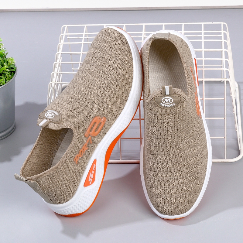 Mkt Top , Sepatu Sneakers Slip On Korea, Sepatu Slip On Wanita Sport , Slip On Flyknit Korean Style