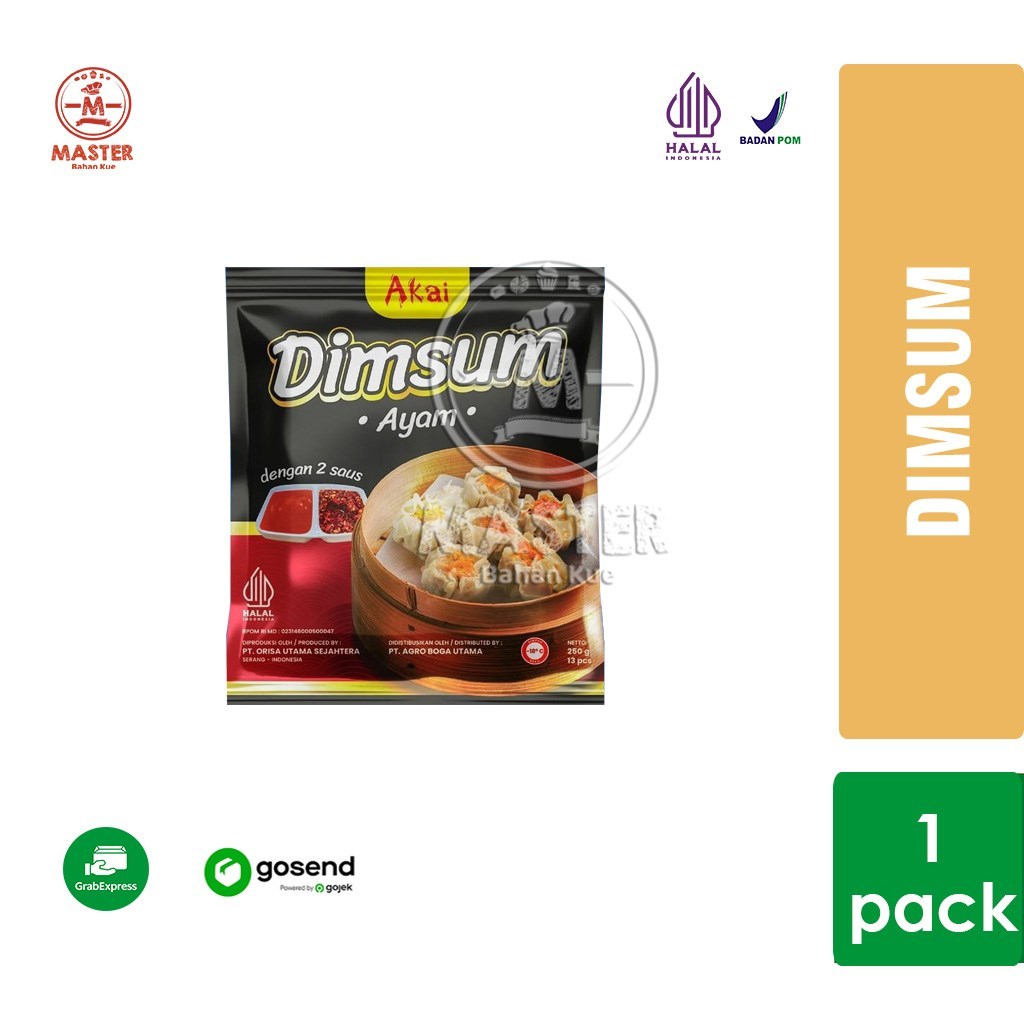 

Dimsum Ayam Frozen AKAI Aneka Topping 250gr [KHUSUS INSTANT]