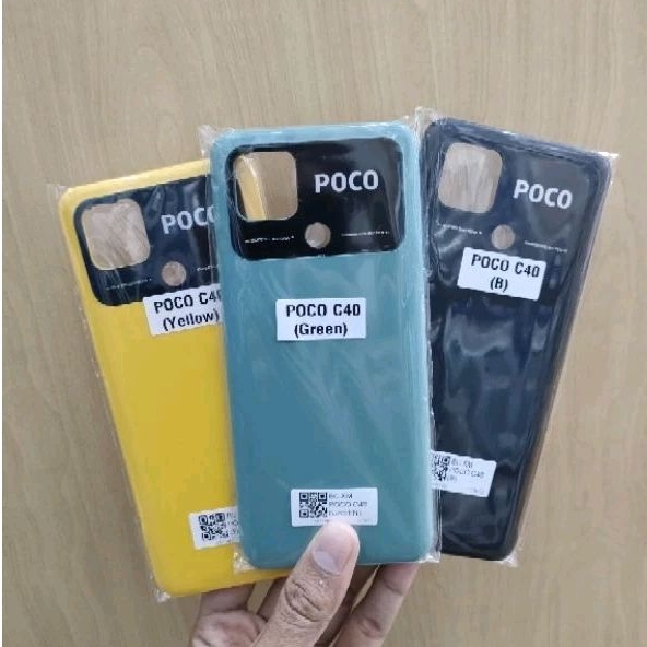 Backdoor Tutup Belakang POCO C40 Original