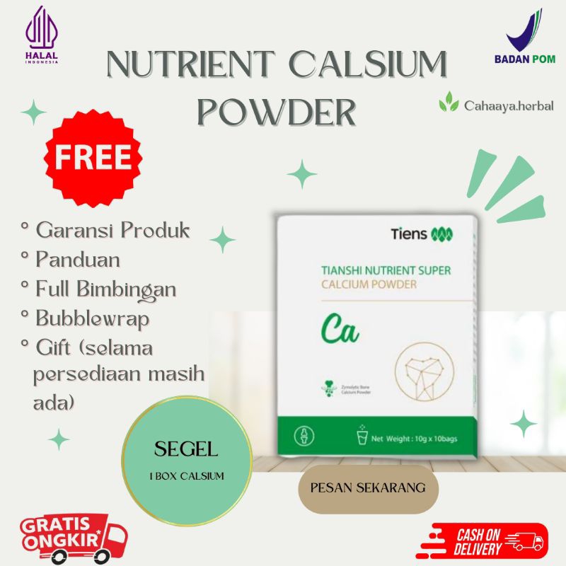 

Nutrient Calsuim Powder | Peninggi Badan Terlaris | Bpom