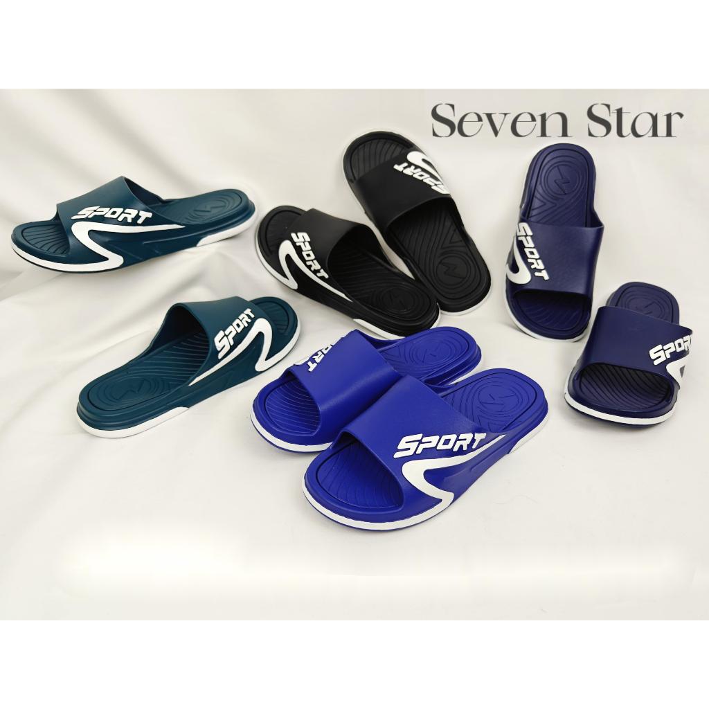 Seven Star Sandal Karet Pria Sendal Slop Pria Sendal Selop Ringan