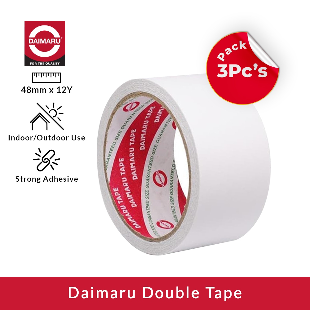 

Daimaru Double Tape 48 x 12 Yard Paket 3Pcs / Rolls