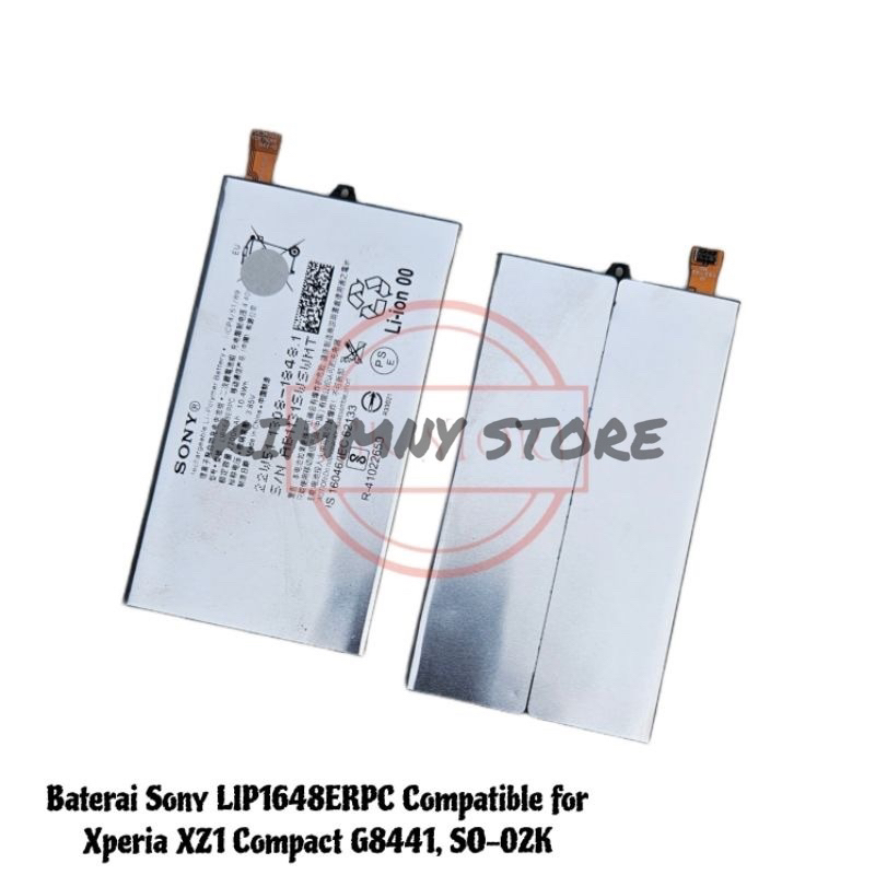 Baterai Batre Batrai Battery Sony Xperia Xz1 Compact / Xz1 Mini SO-02K LIP1648ERPC