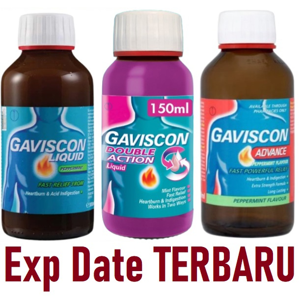 Gaviscon Double Action 150ml Liquid Gaviscon Advance Peppermint 200ml Untuk Pesakit Lambung Maagh Ma