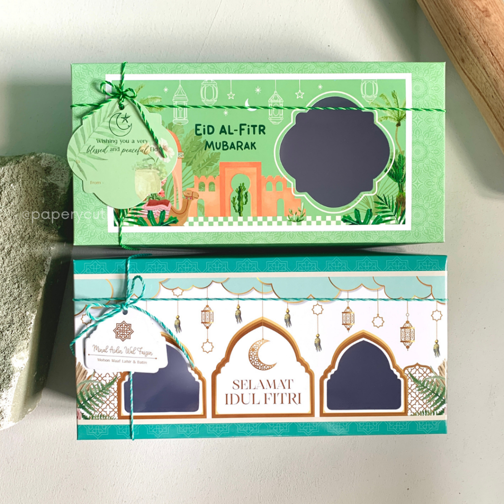 

Box Dus Kotak Kue Cookies Toples - Lebaran / Idul Fitri 25 x 12 x 7cm