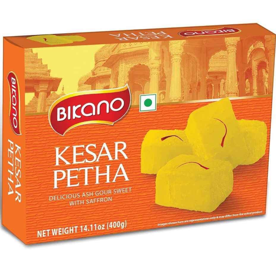 

KESAR PETHA BIKANO 400g / Namkeens / Manisan india / Import