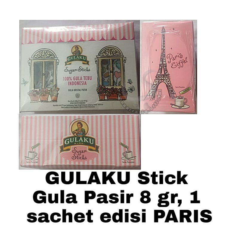 

Gulaku Stick Mini Paris 1 Sachet Gula Pasir Travel Size