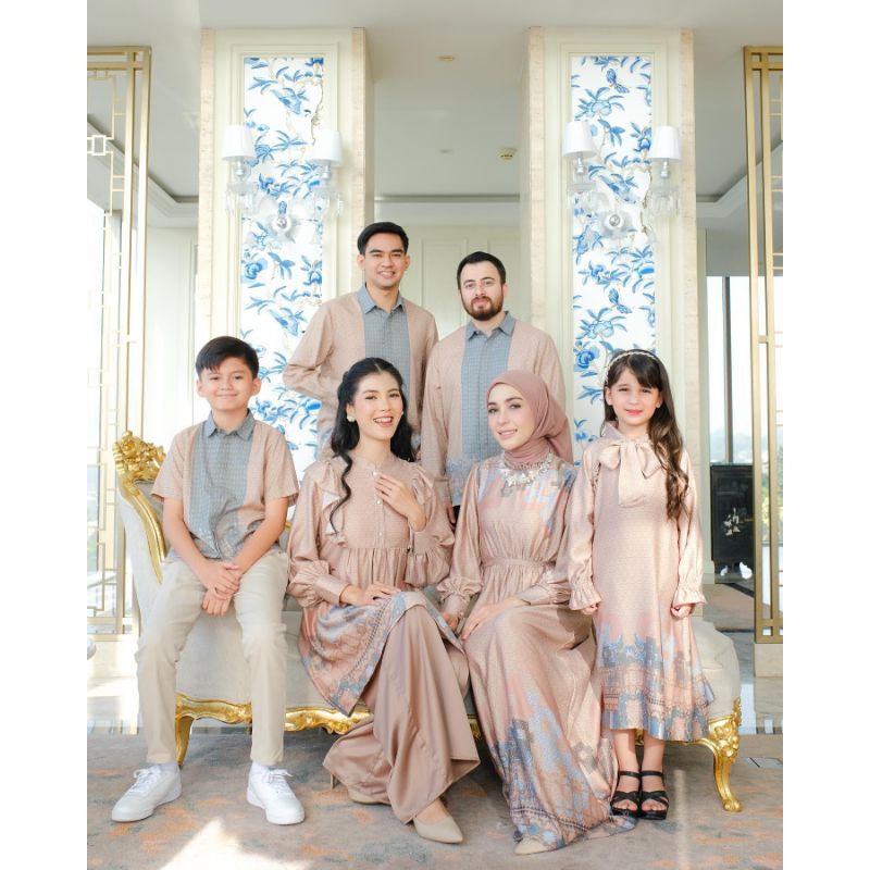 Geata Series Coral Set Mayoutfit | Raya Collection Mayoutfit | Sarimbit Lebaran | Ready Stok