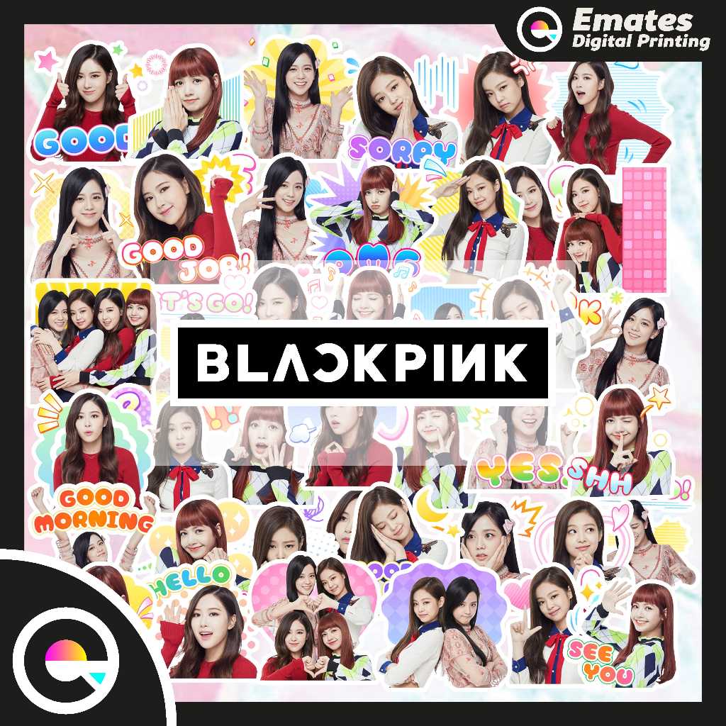 

[ISI 50 PCS] Stiker Sticker Blackp*nk Personal #2 | Stiker Aesthetic Sticker Lucu Kpop