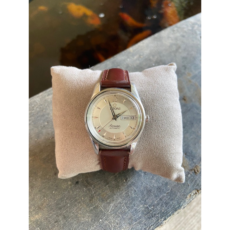 Titon1 Airmaster Automatic Swiss Jam Tangan Vintage Original bekas