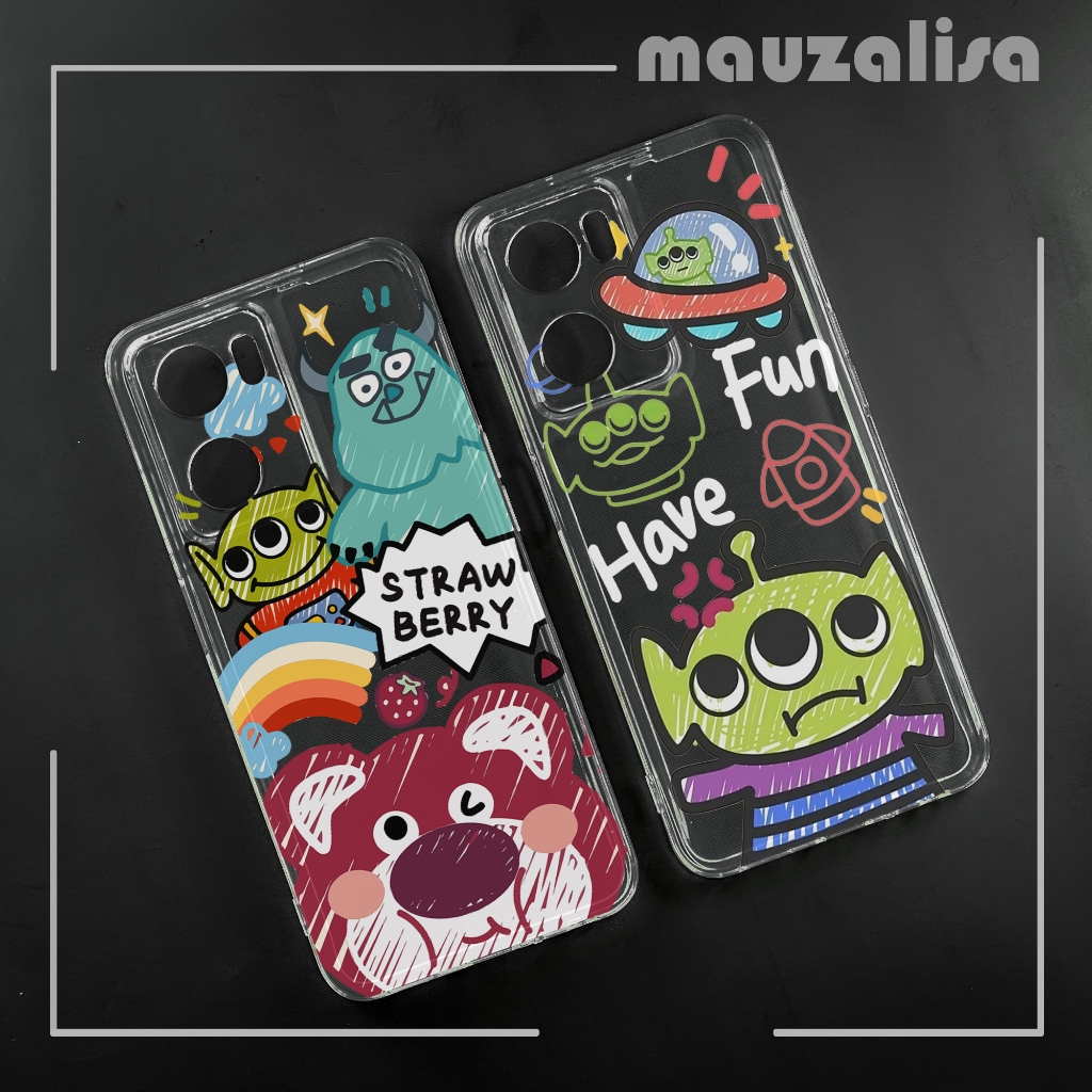 Case Hp Oppo a77s / A57 2022 Motif Kartun - Casing Gambar Lotso - Softcase Karakter Stich