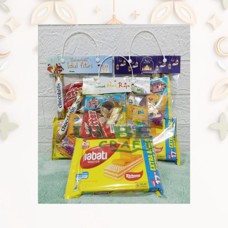 

Plastik Parcel Snack Lebaran Plastik Tag Snack Lebaran Plastik kemasan snack