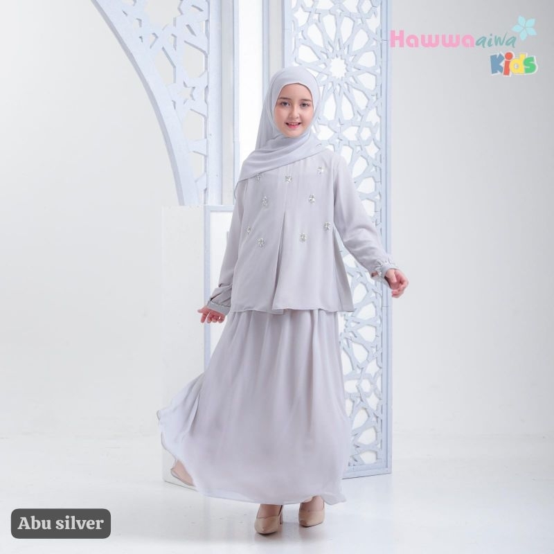 Aurel set anak brand original hawwa aiwa kid