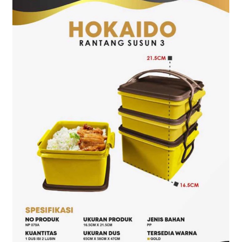 RANTANG HOKAIDO GOLD SUSUN 3 OK