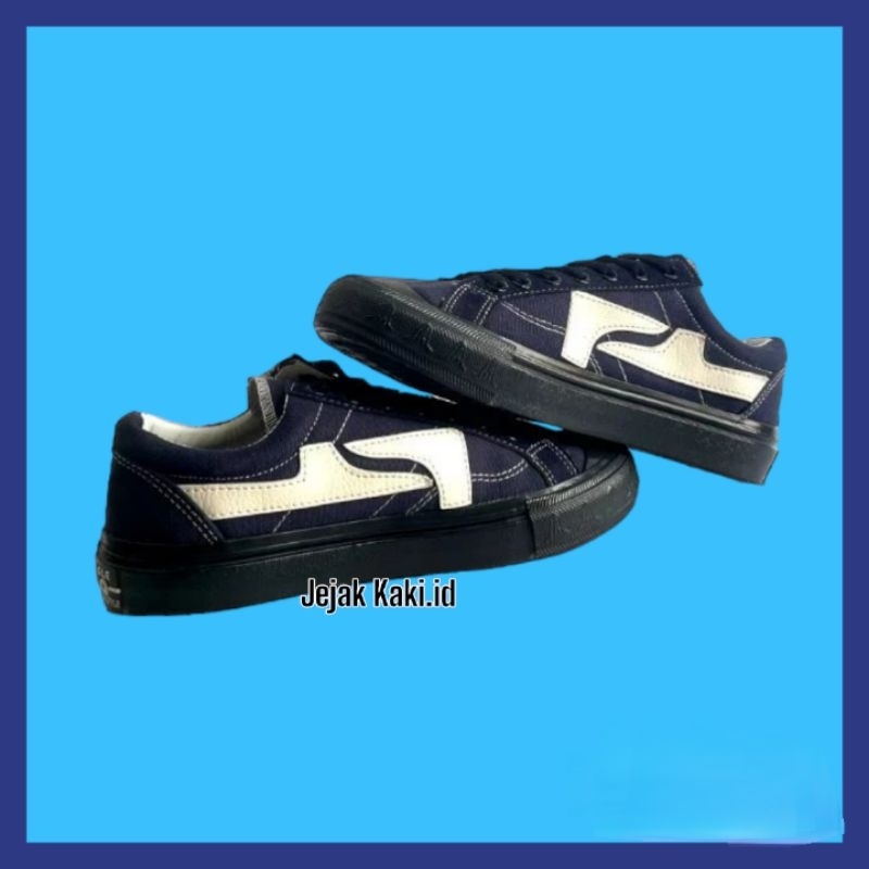 Sepatu Sneakers Pria Wanita Original Nbq Strugle Series KPL Navy