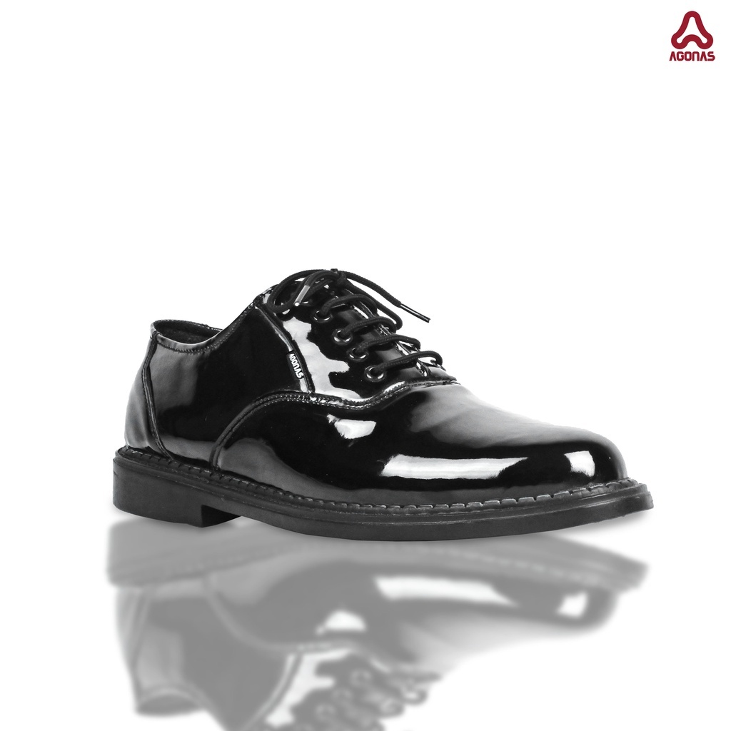 Sepatu Pantofel Kilap Oxford Afrodis