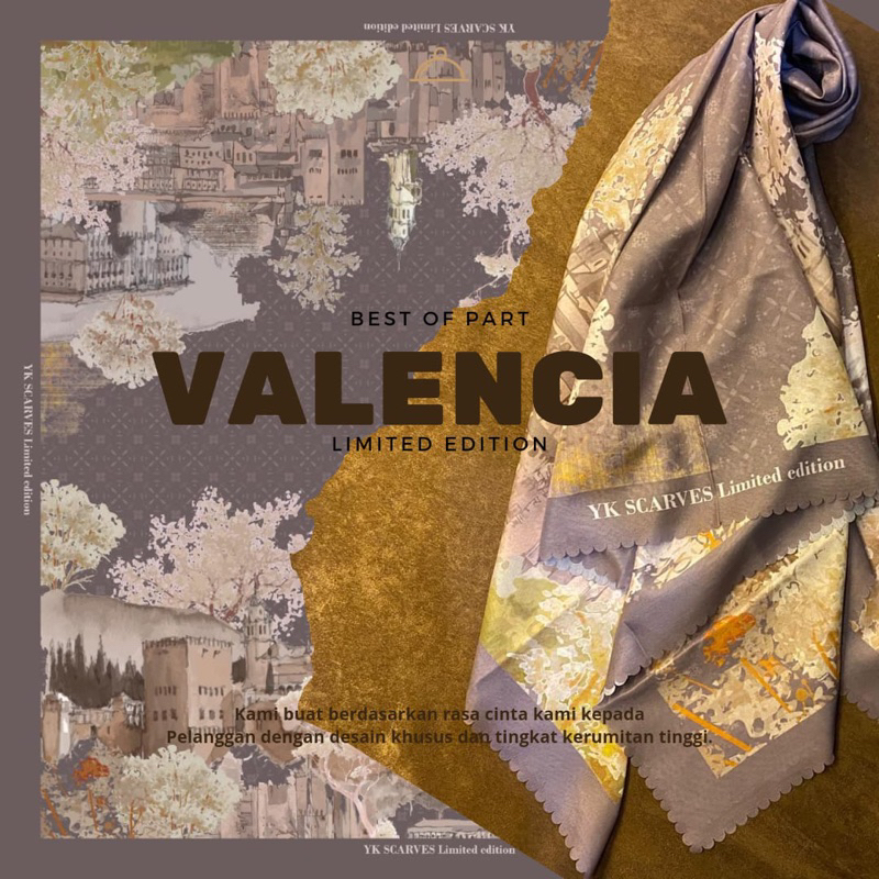YK SCARVES | VALENCIA - HIJAB SEGI EMPAT