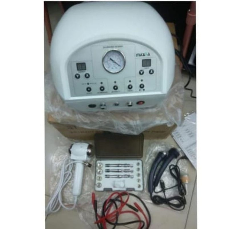 alat facial mikata 3 fungsi micro, setrika wajah, ultrasound/ultrasonic