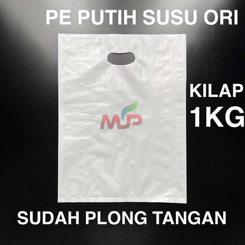 PLASTIK PLONG PUTIH SUSU KILAP 25x35 30x40 TEBAL 05 KANTONG PLASTIK OLSHOP TEBAL 50 MICRON TERMURAH 
