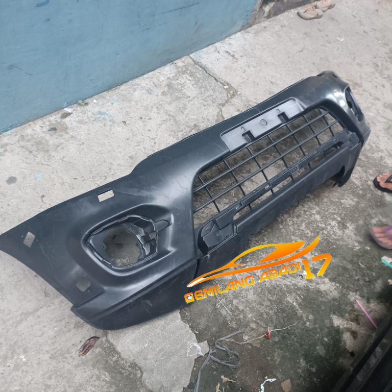 bumper bemper depan pajero sport 2014 2015 facelift brng tinggl cat ori