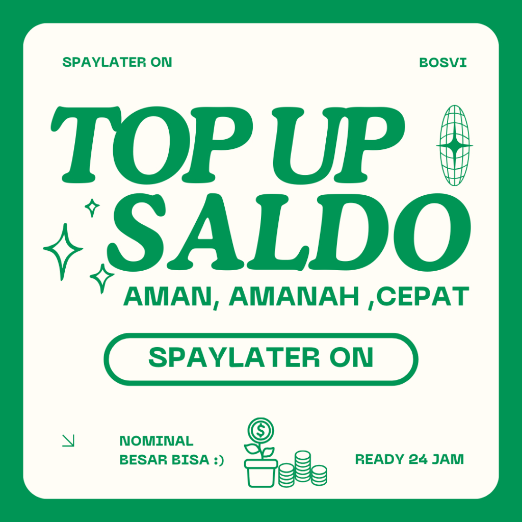 

TopUp Saldo Semua Bisa atau ISI SALDO PROSES CEPAT Terlaris (buku tulis free label stiker)