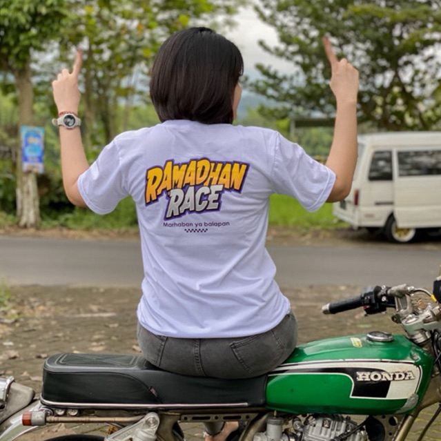 Kaos Ramadhan Race Free Stiker
