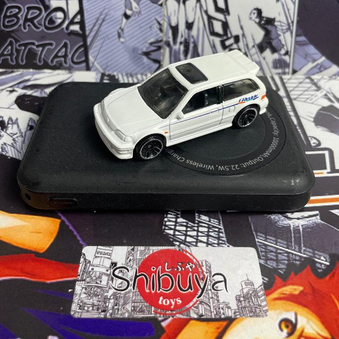 Hot Wheels Honda Civic Greddy Putih Loose