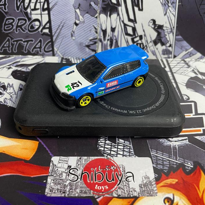 Hot Wheels Civic EG Custom Biru Loose