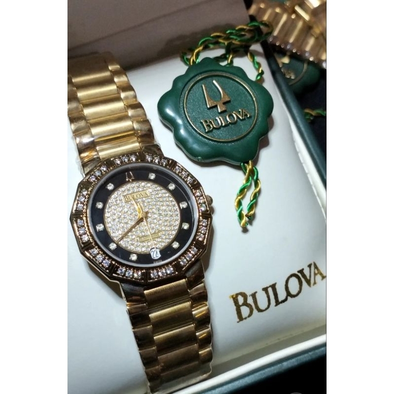 Jam Tangan Bulova Unisex Watch 47M Original
