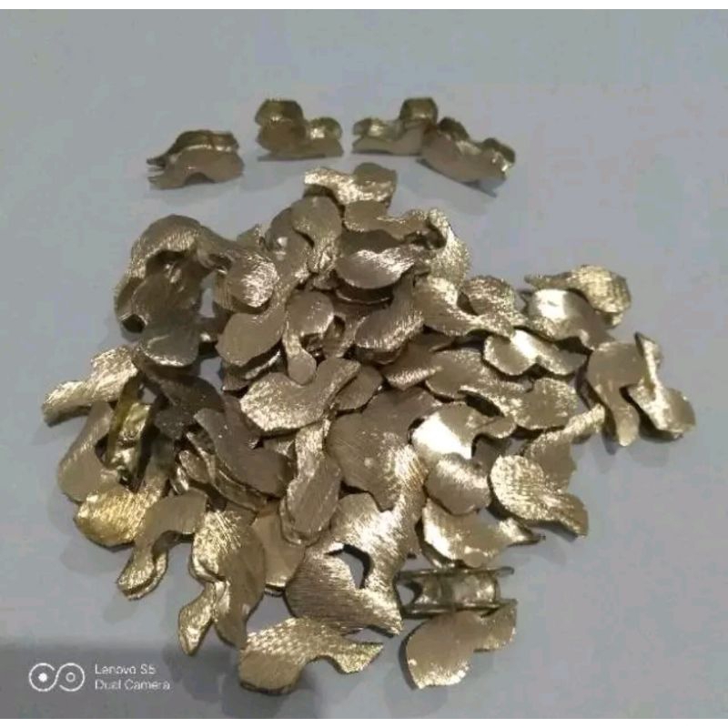 Biji Bekel Kuningan 1pcs Mainan Jadul Bekel