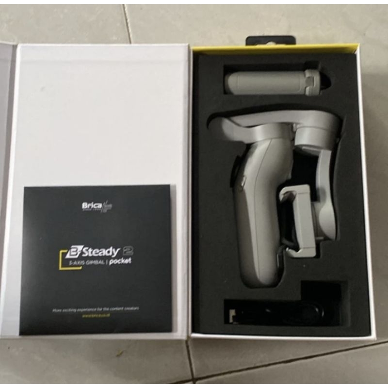 3-Axis Brica B Steady Pocket 2 / Gimbal B Steady / Stabilizer Brica Poket Brika B-Steady