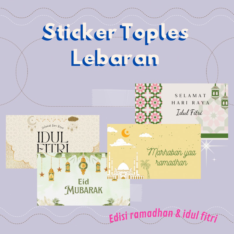 

Sticker Lebaran Toples Hampers Cantik (tanpa minimum order)