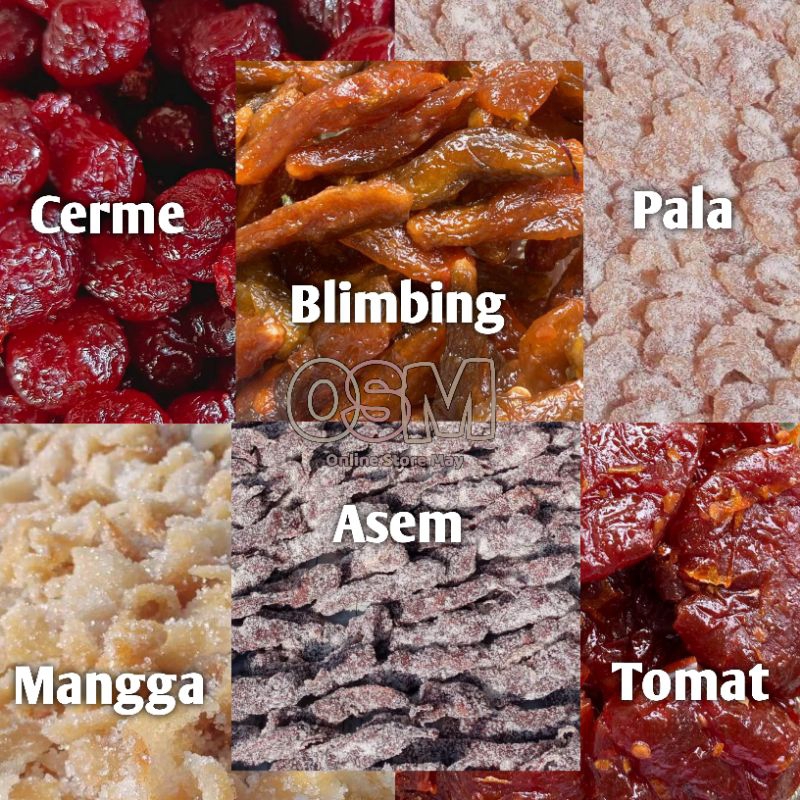 

isi 1kg Aneka Manisan Asem Jawa / Asam manisan Buah / Jajan Lebaran / Makanan / Cemilan