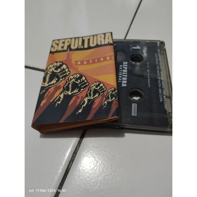 kaset pita sepultura / nation