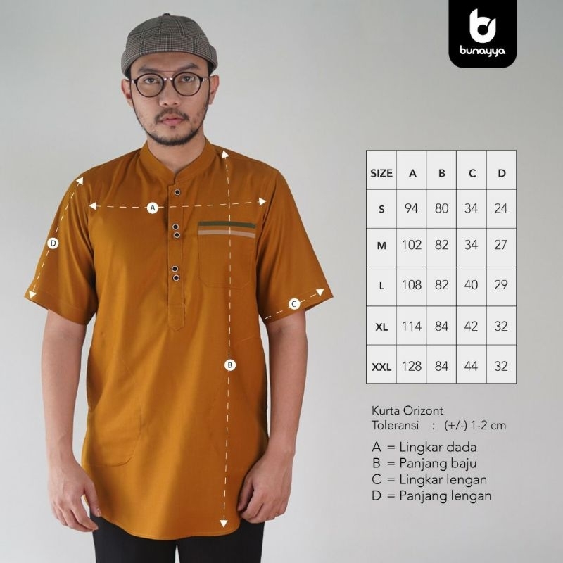 KURTA ORIZONT BUNAYYA LENGAN PENDEK