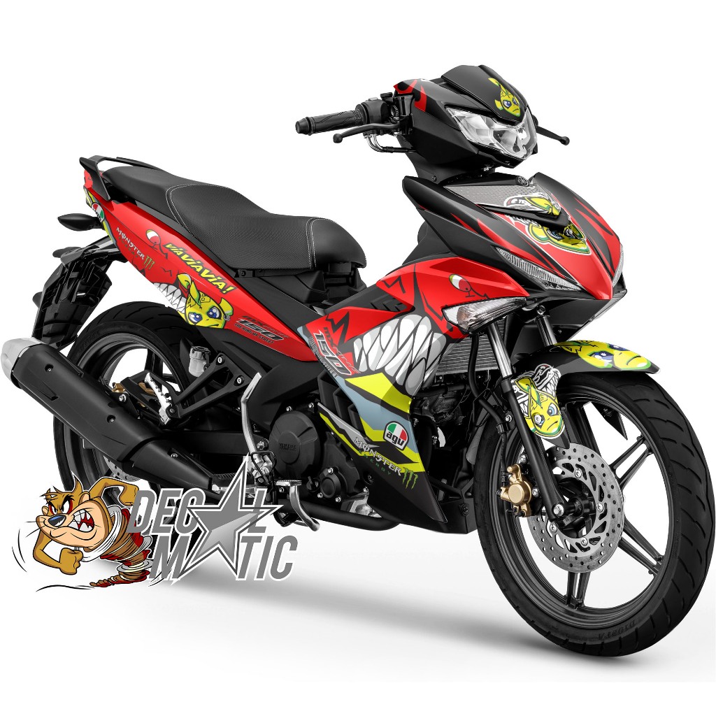 Decal MX KING 150 Full Body Stiker Motor Yamaha Jupiter MX King 150  Full Body -  Shark Hiu