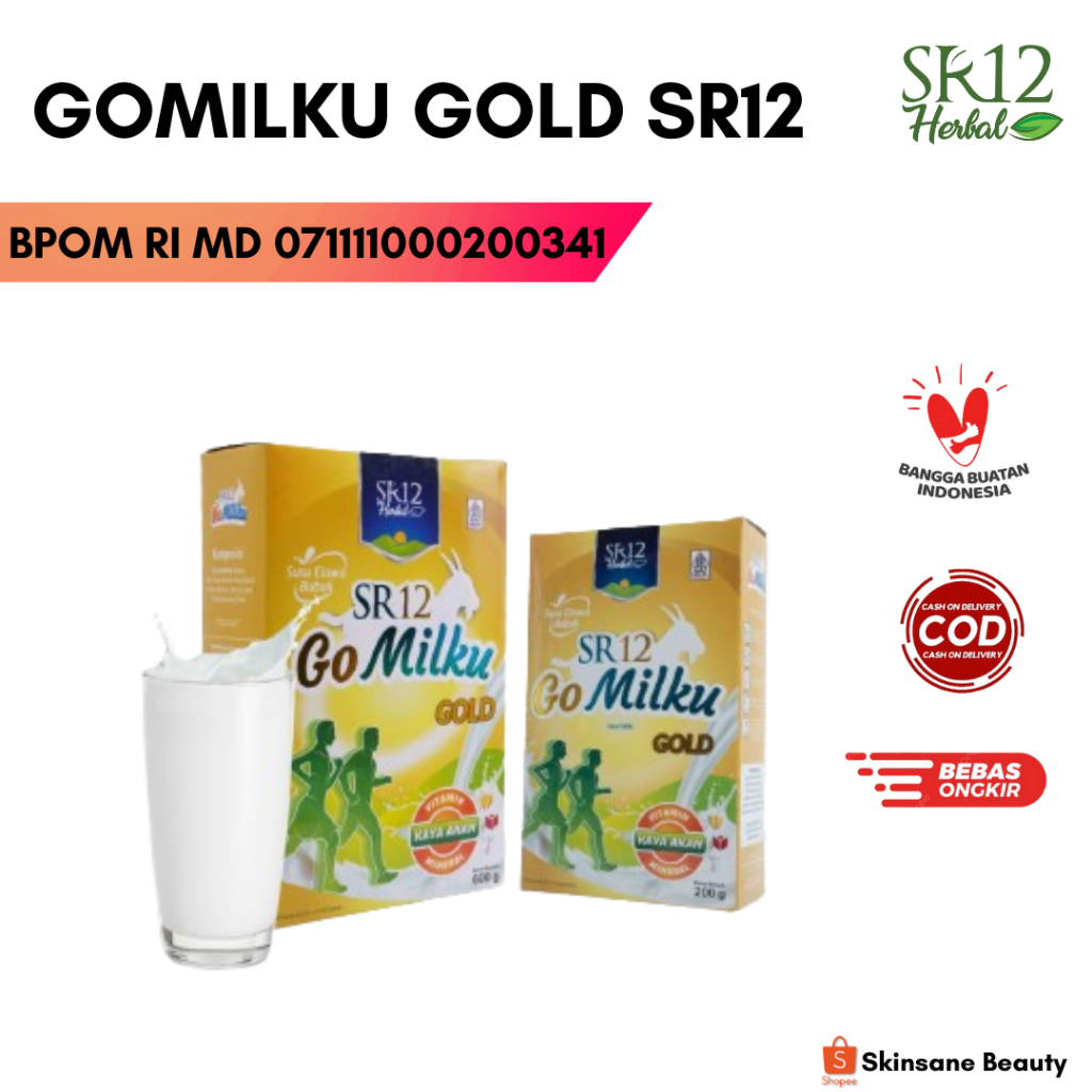 

Susu Kambing Etawa GoMilku Gold SR12 Untuk Kesehatan Tulang Menjaga Daya Tahan Tubuh