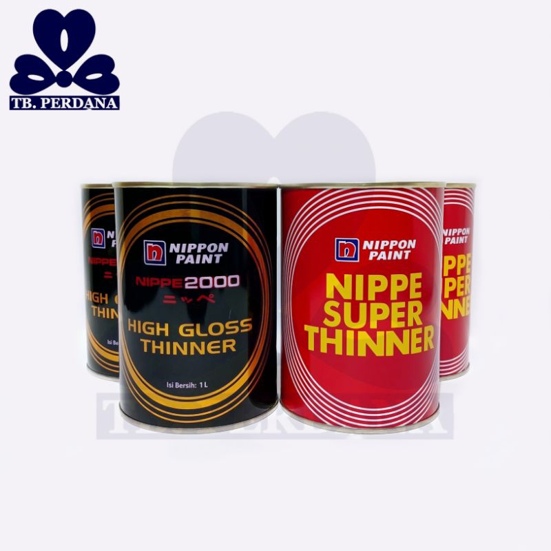 Tiner High Gloss Nippe 2000 / Tiner Nippe Super Nippon Paint 1 Liter | TB PERDANA