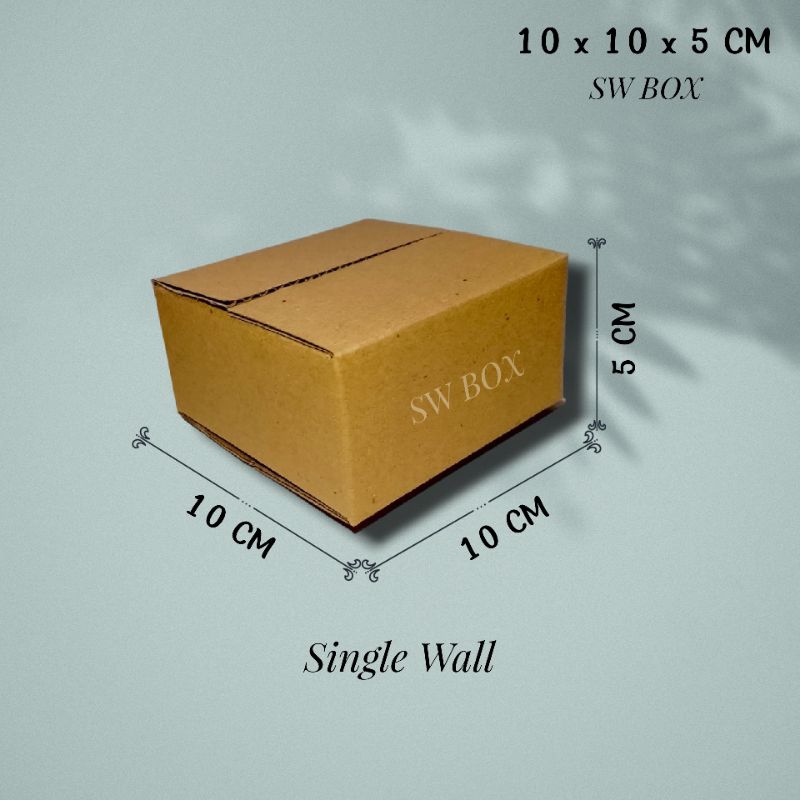 

Kardus Ukuran 10x10x5 CM box untuk packing ST