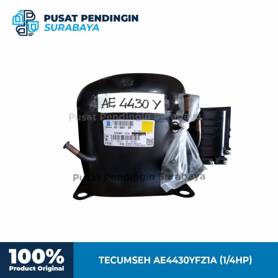 Compressor Tecumseh AE 4430 Y 1/4PK R134 - TECUMSEH AE4430Y HIGH TEMP