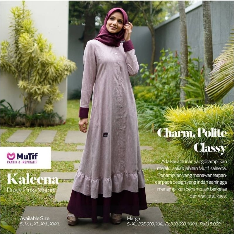 GAMIS MUTIF KALEENA || MUTIF KALEENA