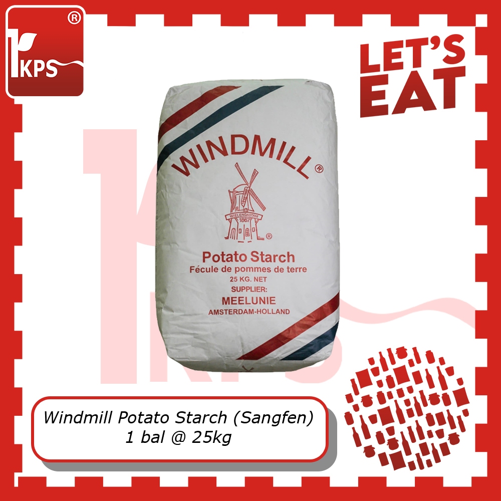

(Instan Kurir) Potato Starch "Windmill" / Sangfen / Tepung Kentang