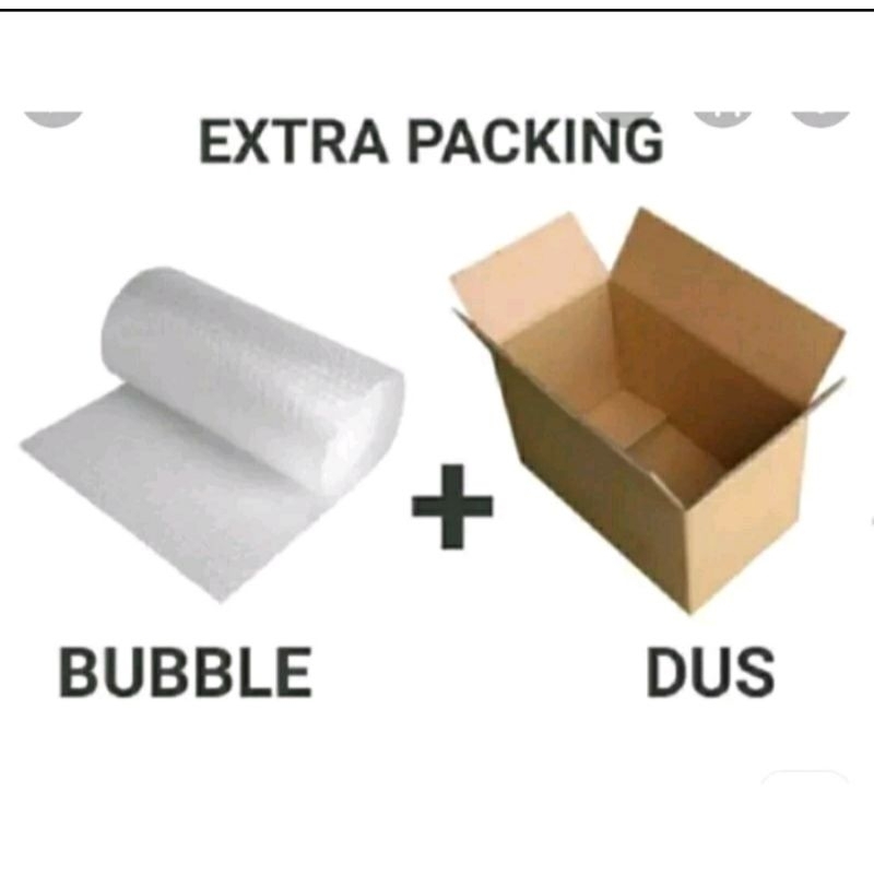 

tambahan kardus dan atau bubble wrap