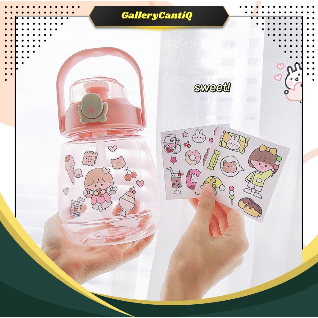 

GalleryCantiQ - Stiker Botol Minum Tumblr Karakter Lucu sticker Tempel Transparan HP Buku STC02