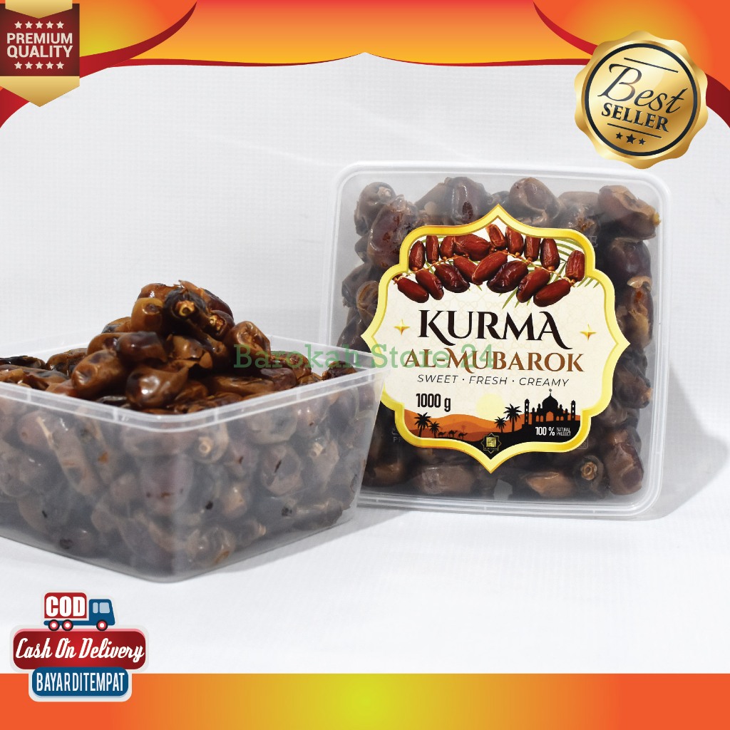 

Kurma Arab Al Mubarok 500 Gram & 2 Kg Fresh Enak Empuk Baru Exp 2025
