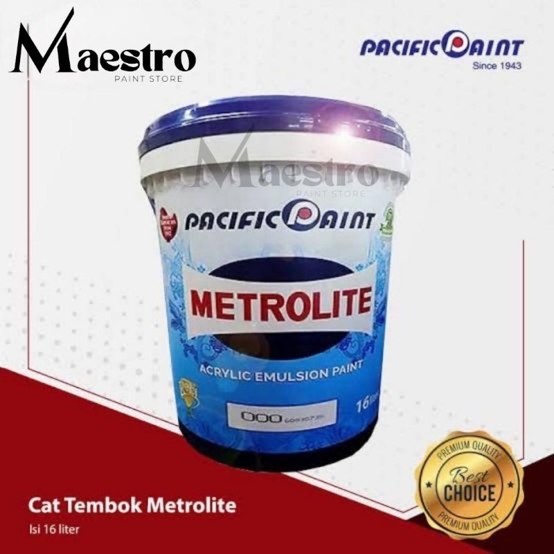 CAT TEMBOK METROLITE 16 LITER / 25 KG KHUSUS PUTIH