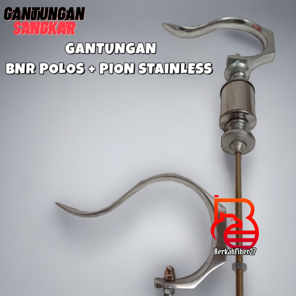 Gantungan Sangkar Burung BNR Non Lipat + Pion Stainless gantungan kandang burung